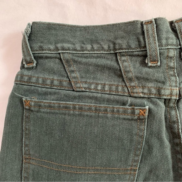 Vintage Lee Riders Overdyed High Waisted Jeans 8 Pet Mom Relaxed Leg Dark Teal - Picture 7 of 8